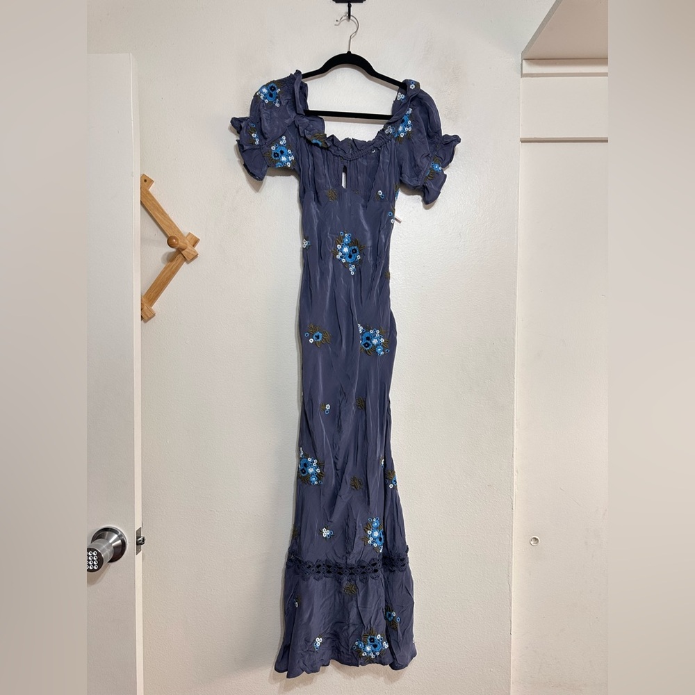 Free People Bali Santa Cruz Ruffle Dress, Medium - Picture 5 of 11